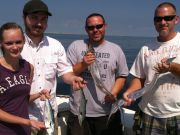 T-Time Charters, Jon's crew with a couple Spanish and ribbons