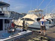 Carolina Girl Sportfishing Charters Outer Banks, Pulled the hook on a blue marlin