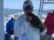 Crystal Dawn Head Boat Fishing and Evening Cruise, Nonie from Chesapeake with a 15.5 inch flounder!!