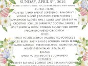 Basnight’s Lone Cedar Cafe, Easter Buffet