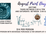 Old Tom's Beer, Wine & Provisions, August Paint Days