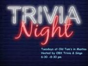 Old Tom's Beer, Wine & Provisions, Tuesday Trivia