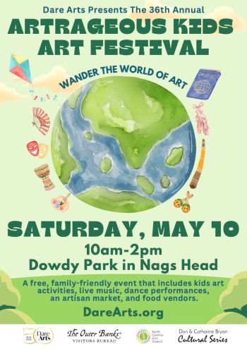 Dare County Arts Council, 36th Annual Artrageous Kids Art Festival