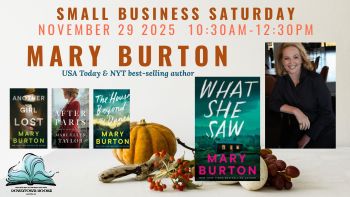 Downtown Books, Small Business Saturday with Mary Burton