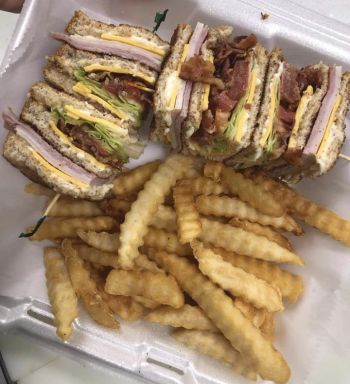 White's Shopping Center, Ham & Turkey Club with Bacon