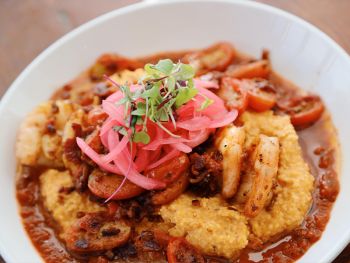 Blue Water Grill & Raw Bar, Shrimp And Grits