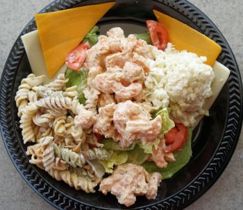 The Landing Grill, Shrimp Salad Cold Plate