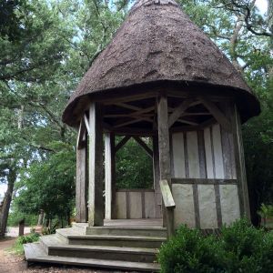 Gazebo in The Elizabethan Gardens located in Manteo, NC