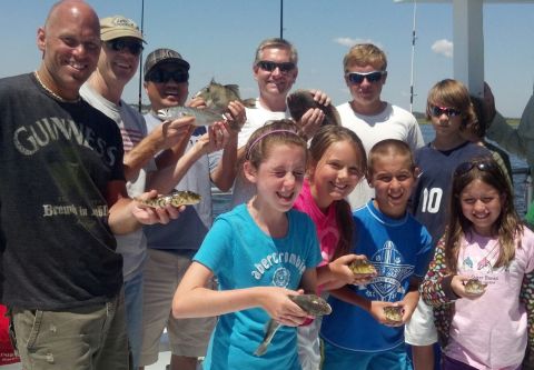 Crystal Dawn Head Boat Fishing and Evening Cruise, Morning Half Day Fishing Trip | Inlet & Sound