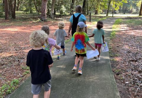 Elizabethan Gardens, Camp Discovery